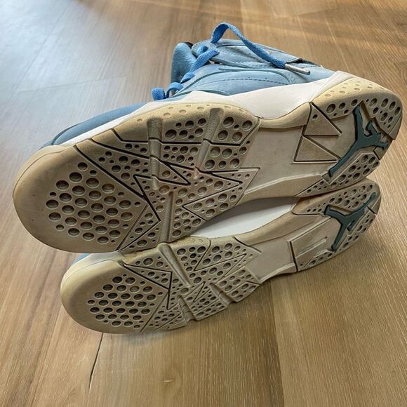 Air Jordan 7 Retro Pantone UNC Blue 5Y - Picture 10 of 11